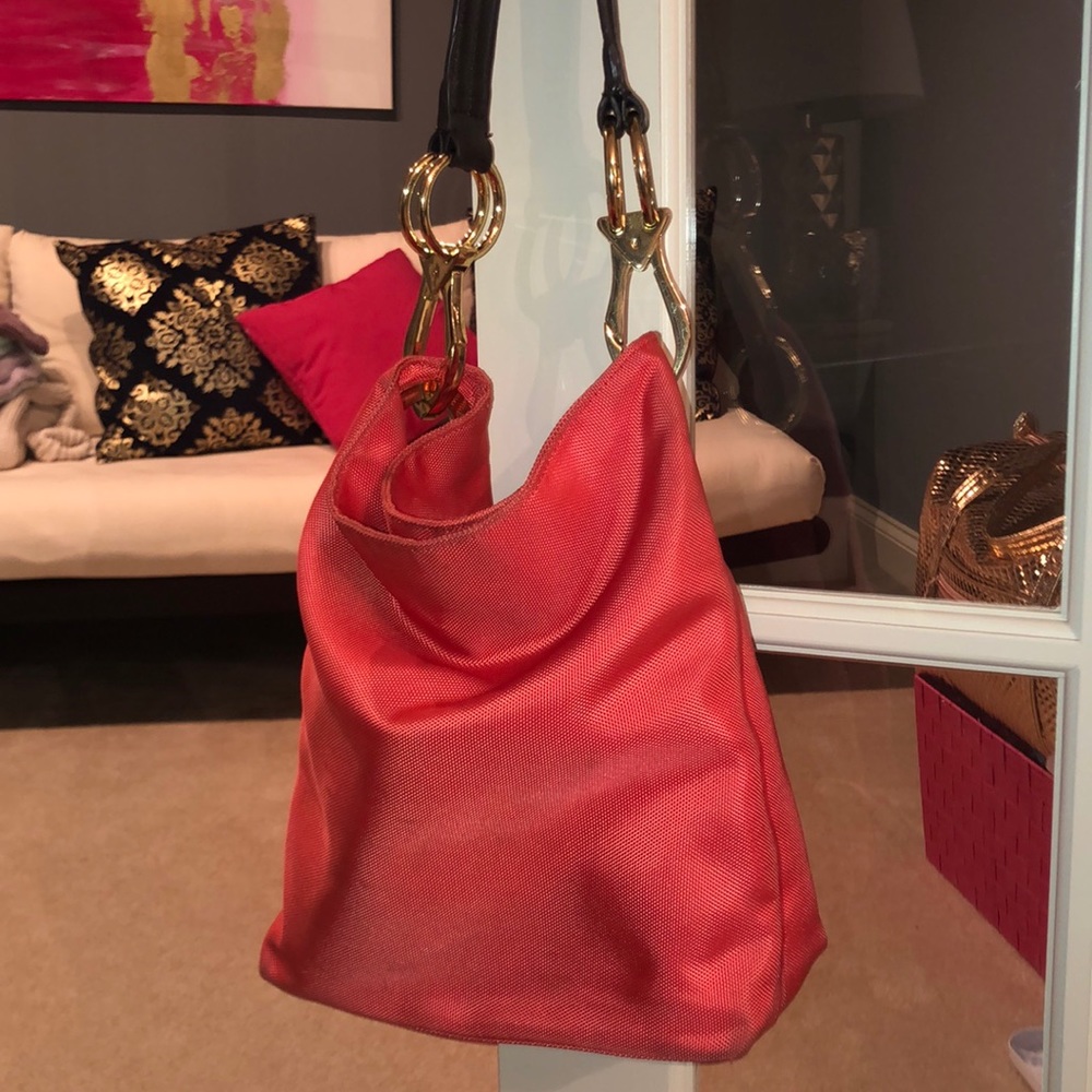 Authentic JPK Paris Peach Shoulder Purse/Bag